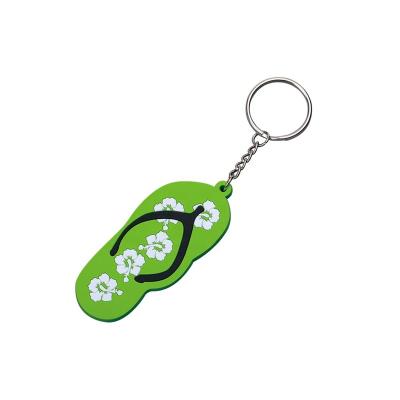 China Eco Friendly Custom Bulk PVC Low Price Souvenir Sandal Key Chain for sale