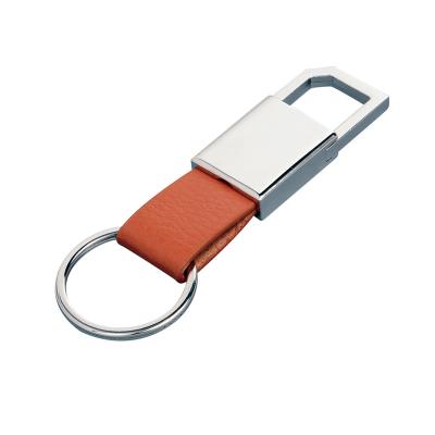 China Decoration Metal Printed Trinke's Key Car Logo Keyring Custom Leather Keychain Holder Souvenir Blank for sale