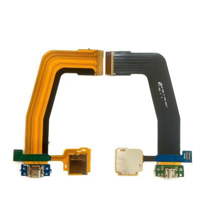 China GFT Factory For Samsung Galaxy Tab S 10.5 SM-T800 T805 3G MicroSD Memory Card Holder Charging Flex Cable GFT Left Connector for sale