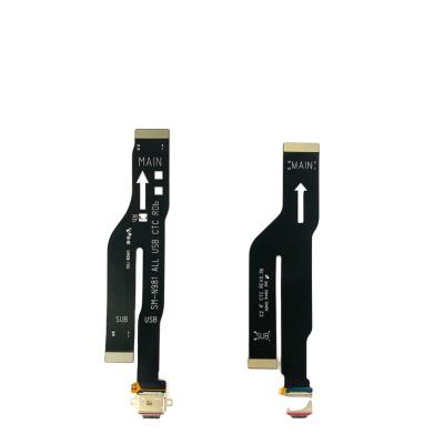 China Charging Left Samsung Galaxy Note20 n981 Note20Ultra n986 GFT Factory USB Connector Panel Parts Flex Cable With Mic For GFT for sale