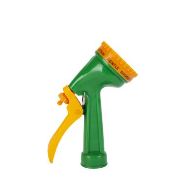 China Variable Flow Control Pistol Grip 4 Pattern Hose Spray Nozzle High Pressure Garden Sprayer for sale