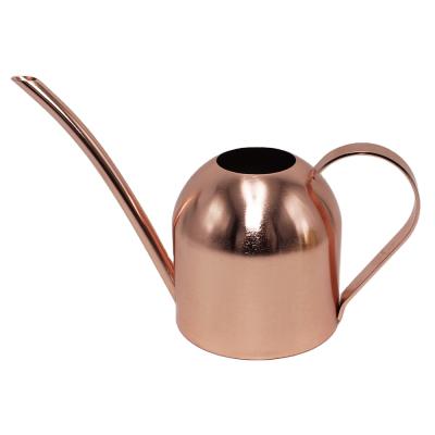 China Recommended Product 263G Rose Gold Stainless Steel Garden Product 2020 Sensitive Top Metal Hit Rate Watering Can for sale