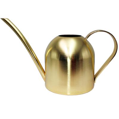 China 2020 Metal Top Standard Reasonable Price 450Ml New Product Stainless Gold Factory Custom Watering Can for sale