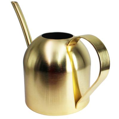 China 2020 Gold Metal Top Standard 950Ml Tin Watering Can Plants New Product Reasonable Price for sale