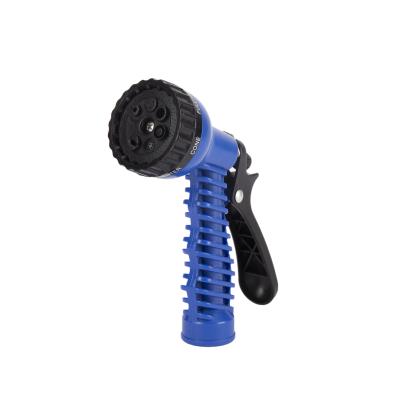 China Variable Flow Control 7 Pattern Adjustable Plastic Garden Hose Sprayer Nozzle ABS Plastic Water Gun for sale