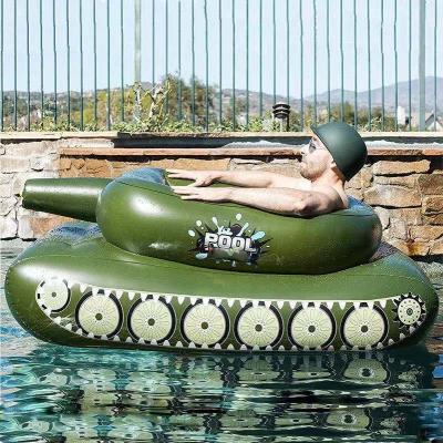 China Water Entertainment Inflatable Tank Ring Game Water Gun Water Gun Cannon Floating Swimming Toys Inflatable Toys for sale