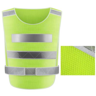 China Nylon Reflective Popular Running Safety High-Visibility Fabric Night Reflective Shirt for sale