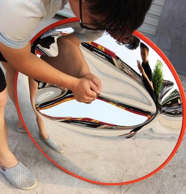 China Strong 30CM, 45CM, 60CM, 80CM, 100CM, 120CM road corner safety 230 degree convex mirror for sale