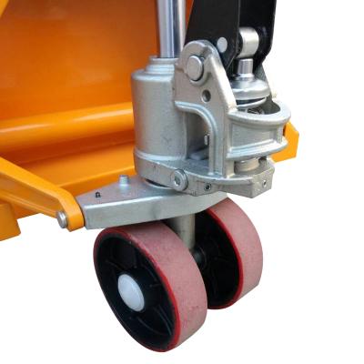 China Polyurethane Wheel Flower Pallet Jack Truck For Pallet Jack Automatic Hand Pallet Truck for sale