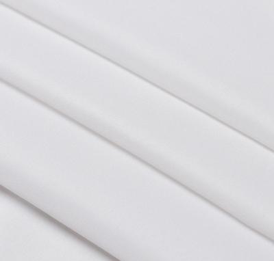 China Viable Factory Wholesale White Color 100 Polyester 240T Pongee Striping Fabric For Sportswear School Uniform Down Jacket for sale