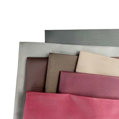 China 170T190T210T Polyester Taffeta Fabric Fusible Rain Make Resistant Taffeta Silk Coating Waterproof Coating for sale