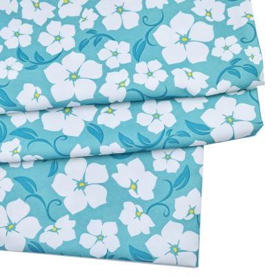 China New Custom Style Fusible Silk Flower Paper Printed Dress Striping Fabric Stain Fabric for sale