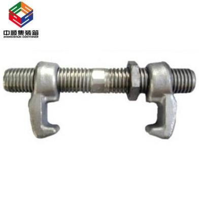 China Shipping Container Part Lashing Lashing Part / Shipping Container Deck Fitting Clamps for sale