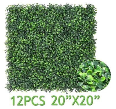 China UV protected; raincoat ; that respects the environment; Easy to clean and so on. 12PCS Artificial Boxwood Panels Hedge Topiary Plant, Privacy Hedge Screen UV Protected For Indoor Garden Outdoor Backyard Fence for sale