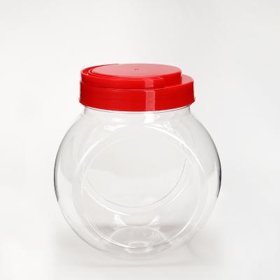 China 1L Oval Food Ball Shape Jar Food Storage And Container Baby Food Container for sale