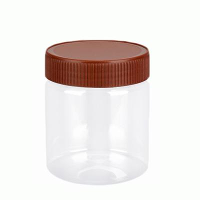 China Farms 300g peanut butter plastic jar for peanut butter for sale