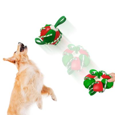 China AmazonThe Sale of Daily Toys New Like Hot Cakes Funny Durable Cheap Teeth Clean Rubber Plastic Dog Interactive Toy Ball for sale