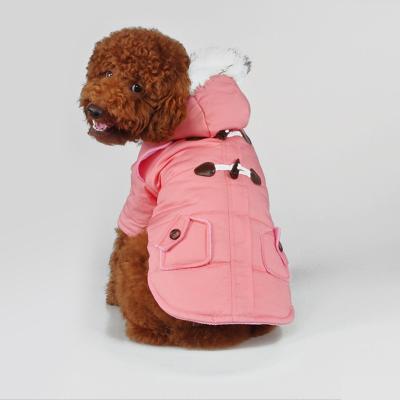 China Fashion Adjustable Pet Clothes Winter Waterproof Dog Outdoor Jacket Thicken Warm Dog Coat For Small Medium Large Dog for sale