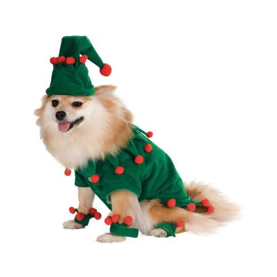 China Colorful Dog Cat Christmas Viable Fashion Funny Puppy Pet Cosplay Dress Costume for sale