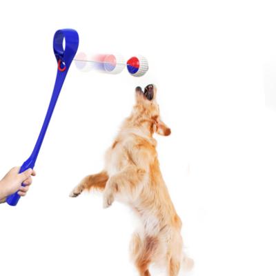 China Daily Toys Pets Interactive Toy Tiktok Training Hot Selling Wholesale Dog Walking Non-automatic Outdoor Dog Toy Throwing Cue Ball Thrower for sale