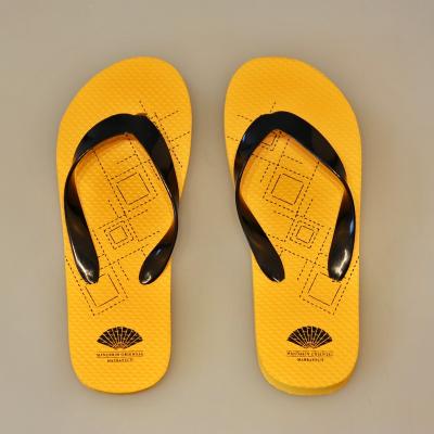 China Hotel /SPA/ Travel Home/Airline Wholesale PVC Orange Pop Up Summer Hotel Slippers For Women for sale