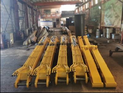 China OEM 18-22m Extension Excavator Long Reach Boom Arm For 20-50T Excavator Long Boom Customization for sale