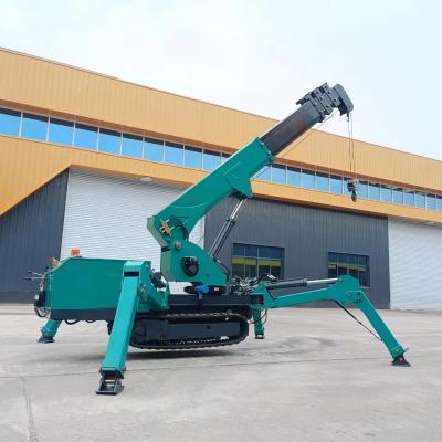 China Versatile Mobile Crane For Construction Works 10T 12T Mini Spider Crane for sale