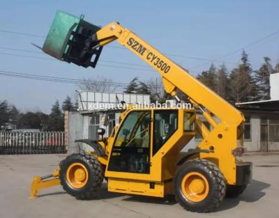 China 3 ton XDEM CY3500 7 m 14 m 17 m Telescopic Handler Telescopic Forklift Loader Telehandler for sale