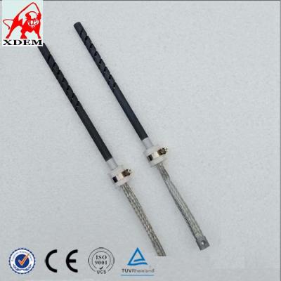 China 1520C Degree Silicon Carbide Heating Rod , 99% Pure Silicon Carbide Heater for sale