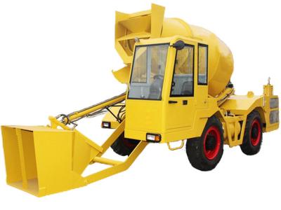 China 2.5m3 Self Loading Concrete Mixer Truck , 4 Batches/Hour Concrete Mixer Transport Truck for sale