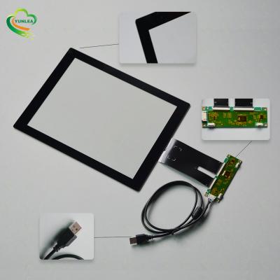 China YUNLEA Customized RS232 USB I2C 10 Touch Points For Industrial Device 12.1 Inch Capacitive Touch Screen Screen Glass 12.1