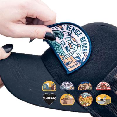 China MULTIPLE VERSION Patch Baseball Cap One Replaceable Hat With Interchangeable Patch Mesh Black Trucker Hat Style for sale