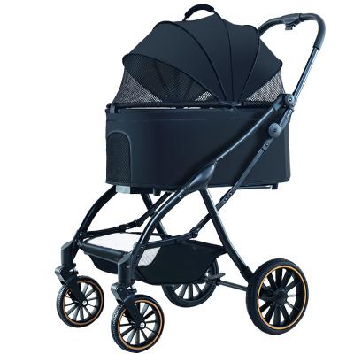 China Pet Wholesale Customized Professional Cheap Price Luxury Multifunctional Pet Stroller for sale