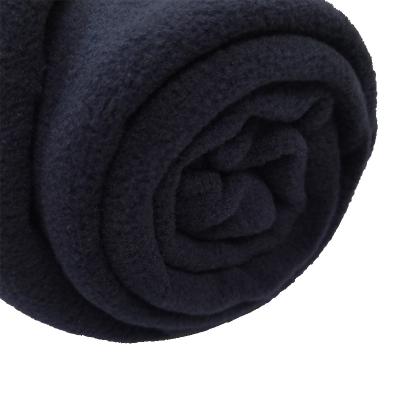 China High Quality Custom Brush Color 100% Plain Fleece Fabric Anti-pilling Polyester Double Tear-Resistant For Pants And Scarves for sale