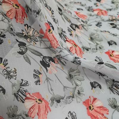 China Anti-static sequin embroideri fabric chiffon fabric for clothing/soft tulle fabric for fabric hair band/printed fabrics for girls dress for sale