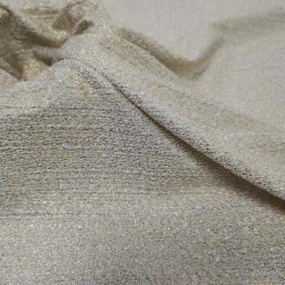 China Antistatic 100% Polyester Foam Crepe Chiffon Fabric With Bronzed Foil Print For Clothing for sale