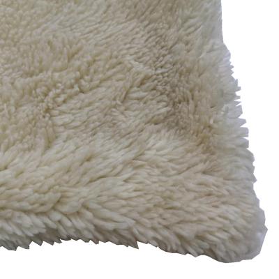 China Super Soft Sherpa Micro Tear-Resistant Scratching Fleece Fabrics 100% Polyester Suppliers For Garment Covers 100% Polyester Filling For Plush Toy for sale