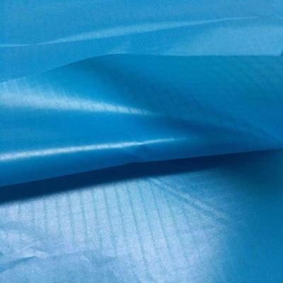 China 15d waterproof ripstop fabric grid ripstop fabric clear transparent nylon fabric 100 parachute waterproof nylon fabric price per meter for sale