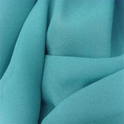 China Plain Polyester Crepe De Chine Fabric For One Piece Dress Fabric Polyester Dress Lining Fabric for sale