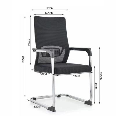 China 2022 Cheap Price Modern Popular Mesh Office Chair Professional Ergonomic Visitor Office Executive Chair Stackable for sale