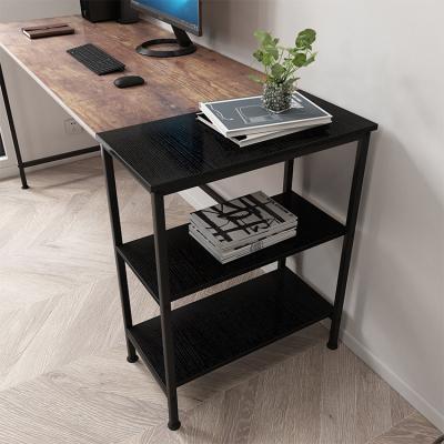 China Eco - Friendly Simple Modern Wooden Computer Desks Desk With Storage Box For Home Or Office for sale