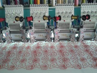 China Tai Sang embroidery machine vista model 917( 9 needles 17 heads flat embroidery machine) for sale