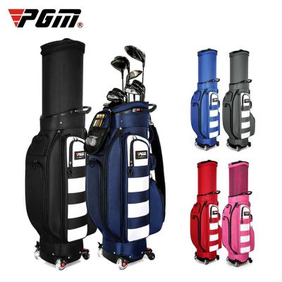 China Outdoor Golf Activity PGM Golf Bags Including Telescopic Rain Cover Bag Travel Golf Bag With Four Wheel for sale