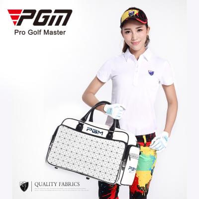 China PGM YWB016 PU Golf Boston Bag Large Volume Waterproof Boston Clothing Bag for sale