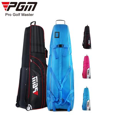 China Nylon PGM Waterproof Thicken Folding Golf Bags Travel With Wheels for sale