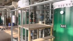 The nitrogen generator is being tested in the factory