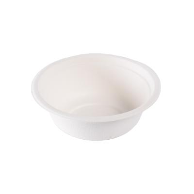 China Restaurant Serving Sugar Cane Sugar Cane Bagasse Fruit Ramen Salad Minimalist Compostable Disposable Biodegradable Soup Bowl for sale