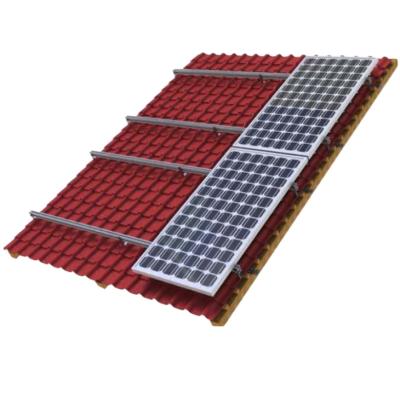 China AL6005-T5 Solar System For Home Solar Power System Tile Roof Solar Panel Mounting Accessories for sale