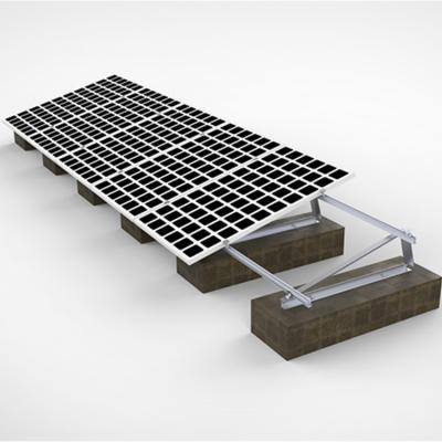 China Industrial Quick Installation Flat Roof Ballasted Roof Mount Solar Racking for sale