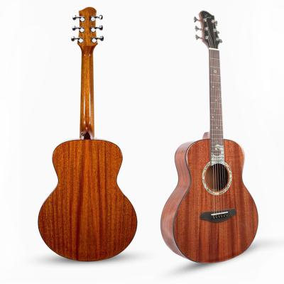 China 36 inch Solid Mahogany High Quality Solid Mahogany Top Acoustic Guitar (KG-BDM) with cheap price for sale